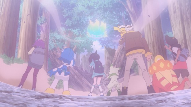 Scene from the anime Pokémon Horizons episode 85